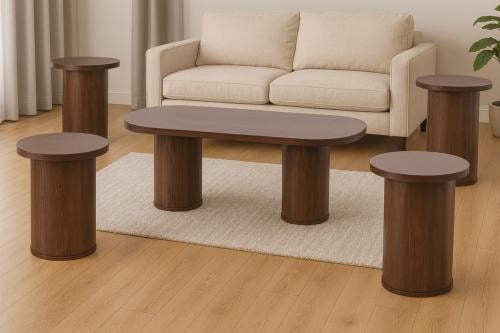 طقم طاولة قهوة4+1