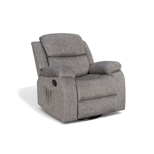 كرسي أسترخاء مخمل هزاز +دوار