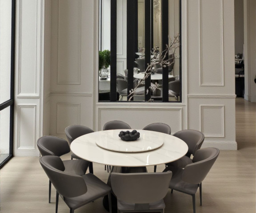 طقم طاولة طعام فاخر 8كراسي ( 150 سم)