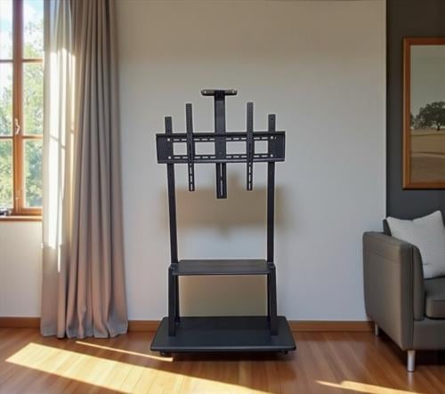 حامل شاشة42\100بوصه متنقل مع رف