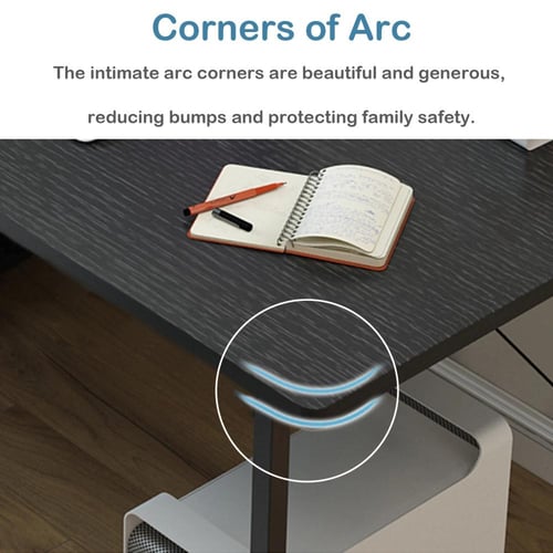 مكتب كمبيوتر مع أرفف