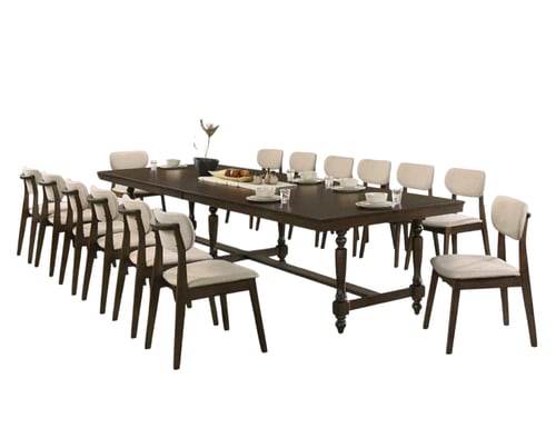 طقم طاولة طعام نيوكلاسك 14 كرسي