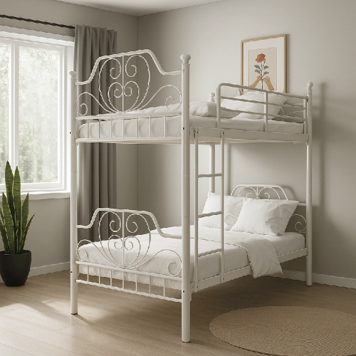 سرير معدني مزدوج