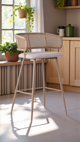 كرسي بار راتان