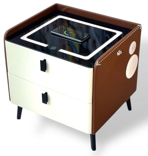 خزانة سرير جانبية ذكية عرض46سم