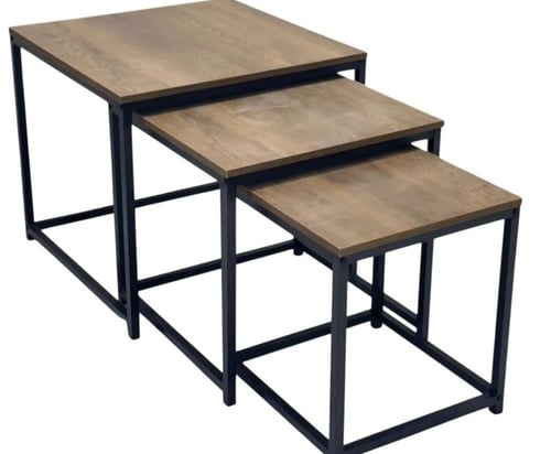 طقم 3 طاولات خدمة متداخله