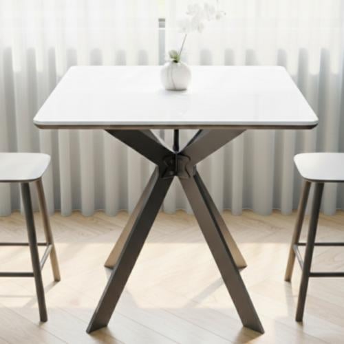 طاولة مربعة سطح سيراميك مودرن70\70 سم