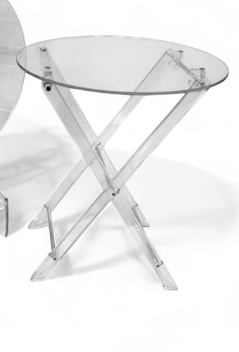 طقم 6 طاولات خدمه اكرلك مع حامل