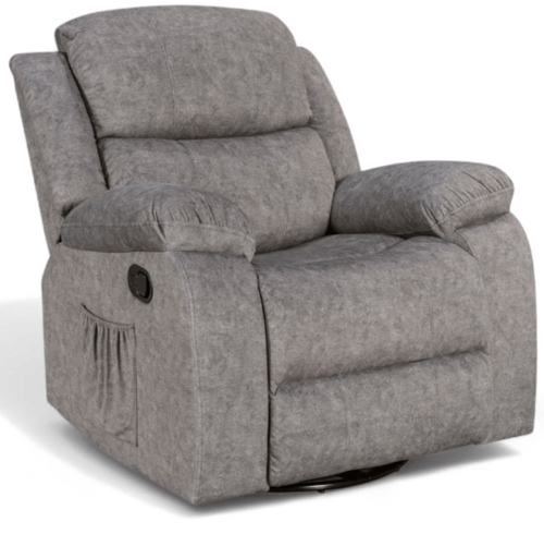 كرسي أسترخاء مخمل هزاز +دوار