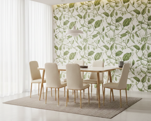 طقم طاولة طعام رخام 6 كراسي مودرن