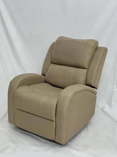 كرسي استرخاء جلد هزاز دوار