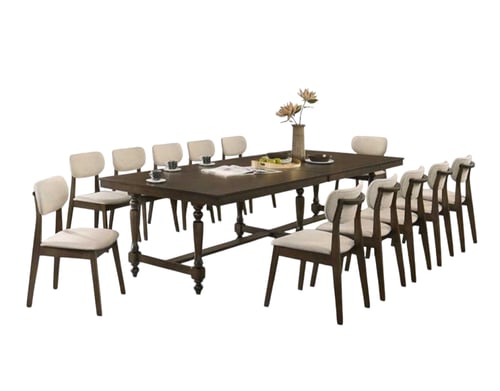 طقم طاولة طعام نيوكلاسك 12 كرسي