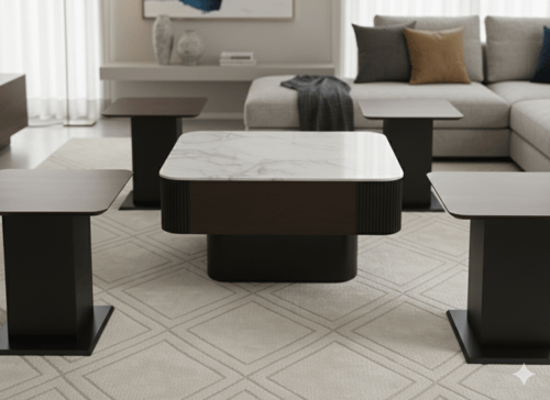 طقم طاولة قهوة فاخره