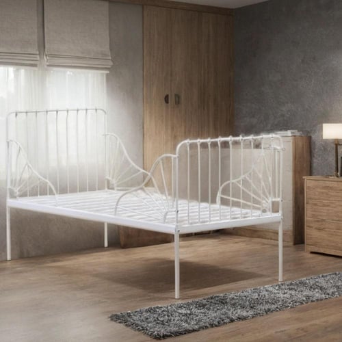سرير حديدتصميم سويدي مفرد 80×170 سم