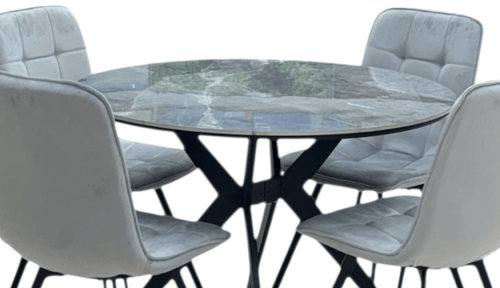 طاولة طعام سيراميك 4كراسي