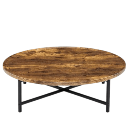 طقم طاولات قهوة وشاي أرضية خشب 5 قطع مودرن