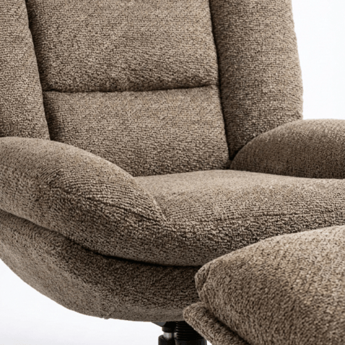 كرسي استرخاء "كلاود" المبطن – طقم مقعد دوار مع مسن...