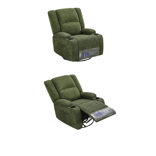 كرسي أسترخاء هزاز دوار مخمل