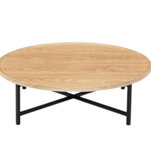 طقم طاولات قهوة وشاي أرضية خشب 5 قطع مودرن