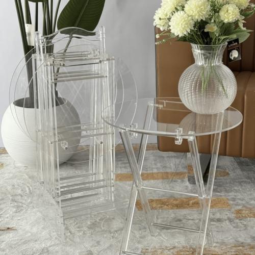 طقم 4طاولات خدمة اكرلك