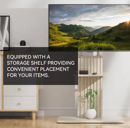 حامل شاشة خشبي