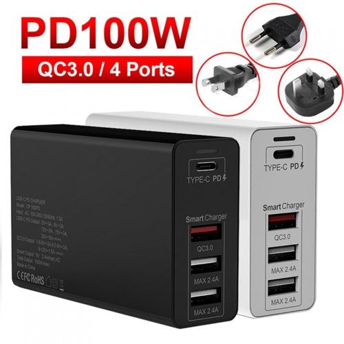 TQUQ 4-Port 100W USB C Power Supply, PD100W PPS 65...