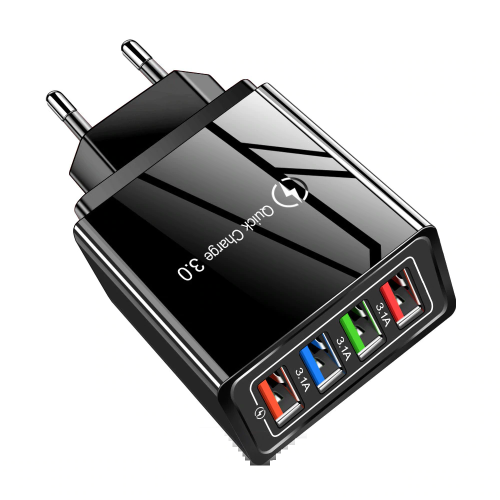 شاحن 4 مداخل QC3.0