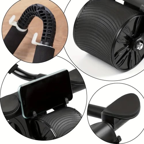 عجلة دوارة اوتوماتيكية لرياضة البطن مع عداد الكترو...