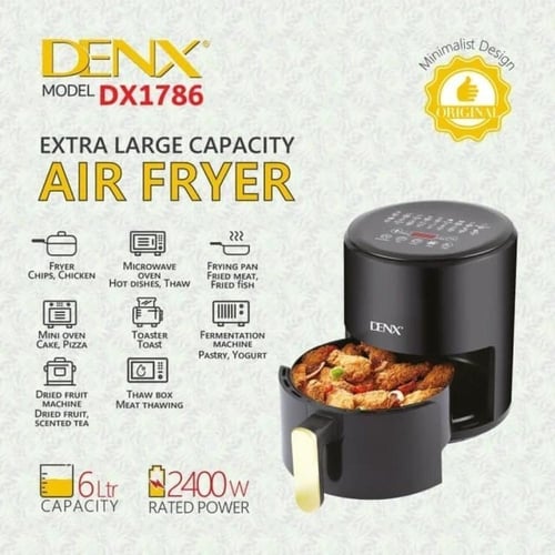 قلاية هوائية مزودة بشاشة تحكم رقمية بسعة 4 لتر | 2...