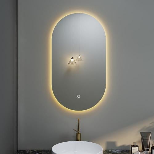 مرايا ليد 60×100 سم كبسولة بدون رمل 60×100 سم