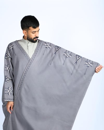 جبة الباحة رصاصي