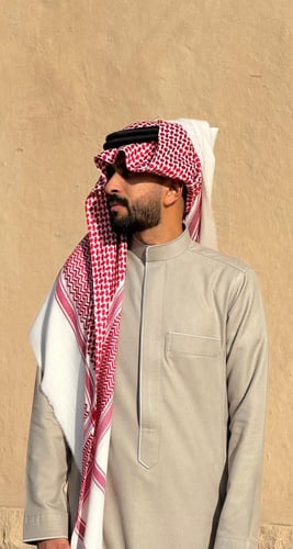 شماغ كشميري احمر سوبر ترمه