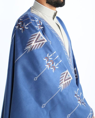 جبة الباحة ازرق