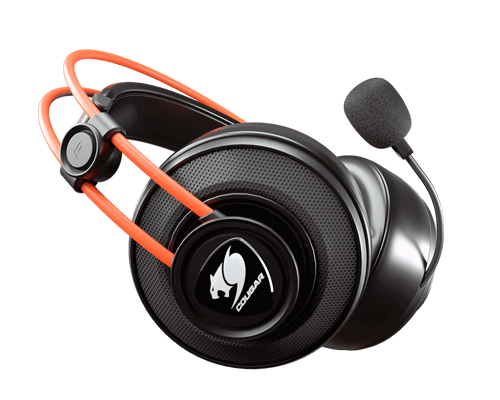 سماعة رأس، كوجر اميرسا Ti EX جيمر ستيريو أسود/برتق...