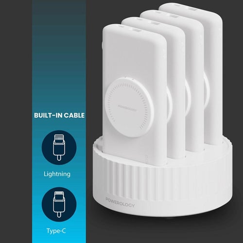 باور لوجيك محطة 4 في 1 باور بنك طاقة لاسلكي 10000...