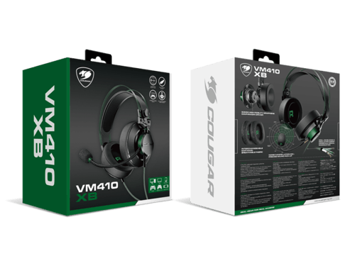 سماعة الرأس كوغار VM410 XB للألعاب باللون الأخضر –...