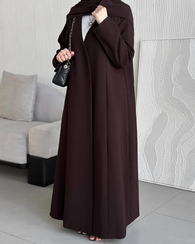 عباية أناقة الشوكولا