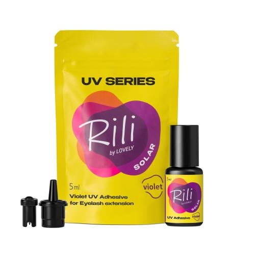 Violet UV Adhesive for Eyelash Extension Rili Solar, 5 ml