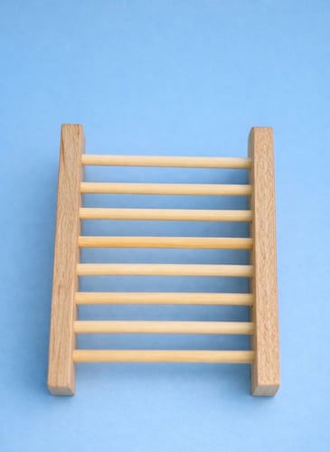 Wooden soap holder