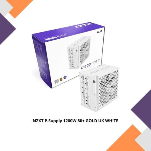 NZXT P.Supply 1200W 80+ GOLD UK WHITE
