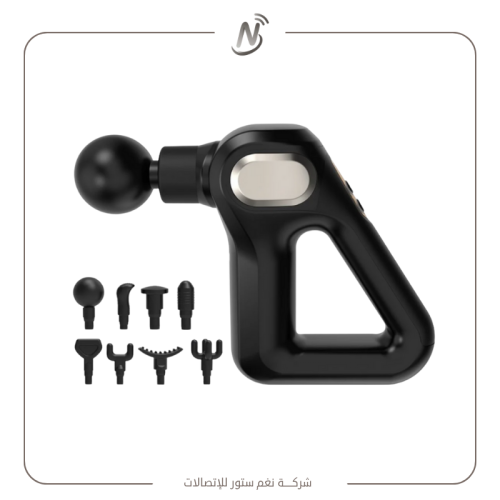مسدس مساج DENX DX1716 – بثمانية رؤوس و12 مستوى سرع...