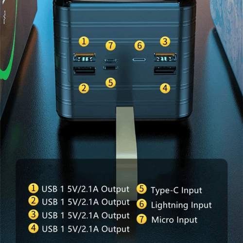 باور بانك 120000mAh من DENX