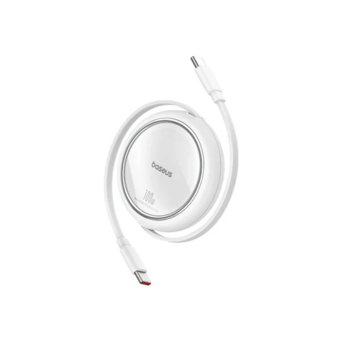 كيبل Baseus Type-C إلى Type-C قابل للسحب 100W بطول...