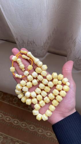 Jumbo amber soil prayer beads, Tamlikah, story, bo...