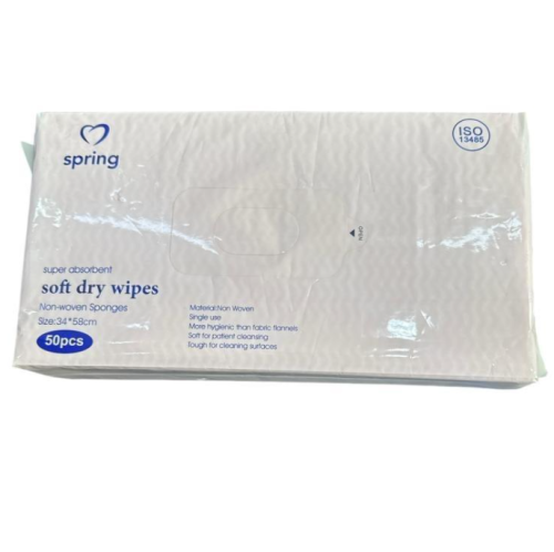 Dry spring tissues for cleaning