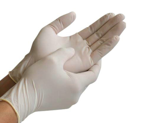 Latex gloves