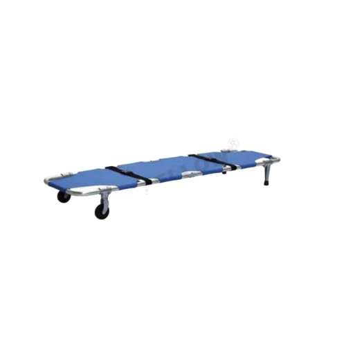 Patient stretcher with wheels