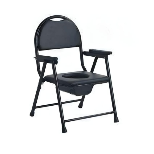 Foldable padded toilet chair 817