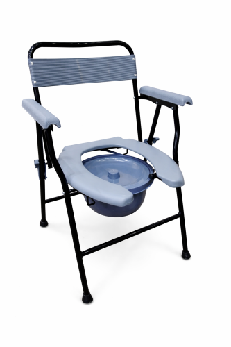 Open front toilet chair, adjustable, size 18