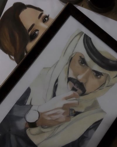 رسم بالالوان الخشبيه A4
